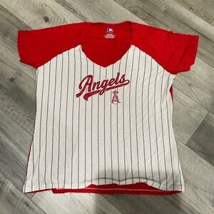Angels baseball jersey v neck official mlb size 2XL‎